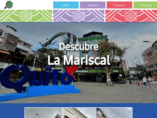 Landing Page - La Mariscal screenshot