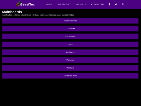 Pagina Web/html/Categorias/Mainboards screenshot