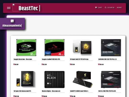 Proyecto/links/Almacenamiento/index1 screenshot