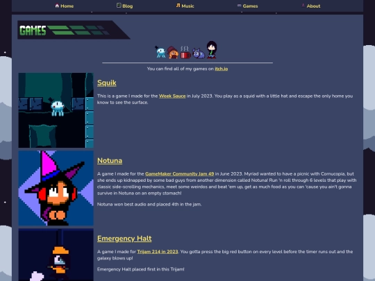 games screenshot