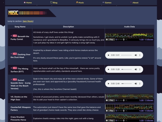 music screenshot