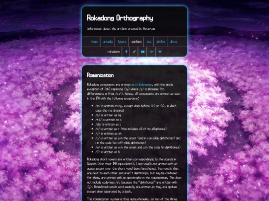 conlang/rokadong-orthography screenshot