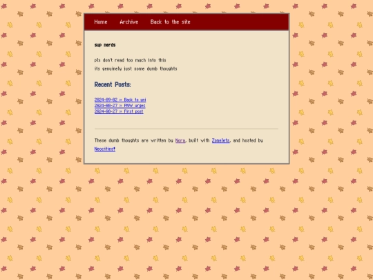 blog screenshot