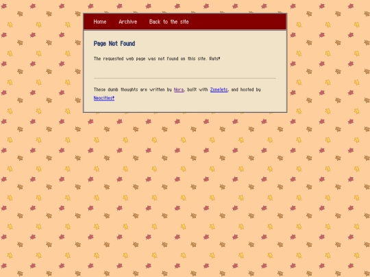 blog/not_found screenshot