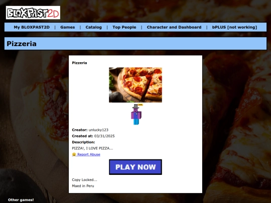 pizzeria1view screenshot