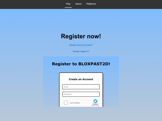 register screenshot