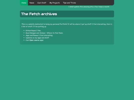 index screenshot