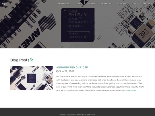 blog screenshot