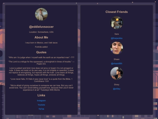 index screenshot