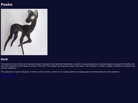 poke pages/paske screenshot