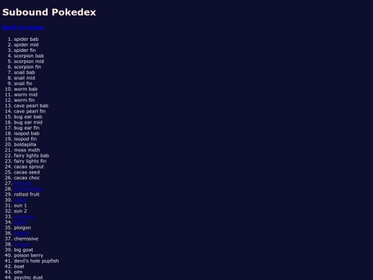 pokedex screenshot