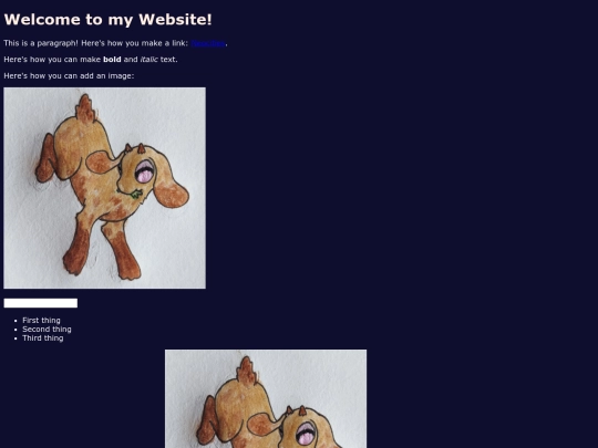 testing screenshot