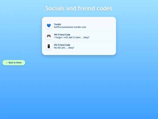 socials screenshot