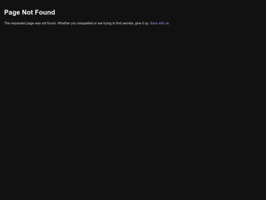 not_found screenshot