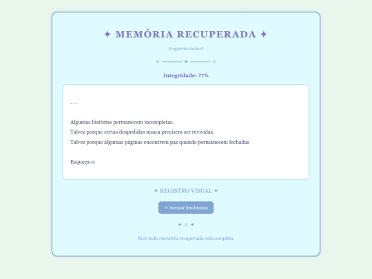 Memoria2 screenshot