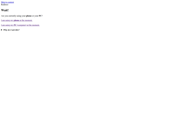 drafts/redirect screenshot