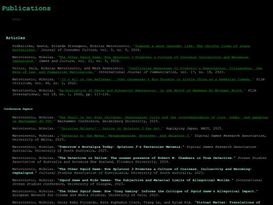 publications screenshot