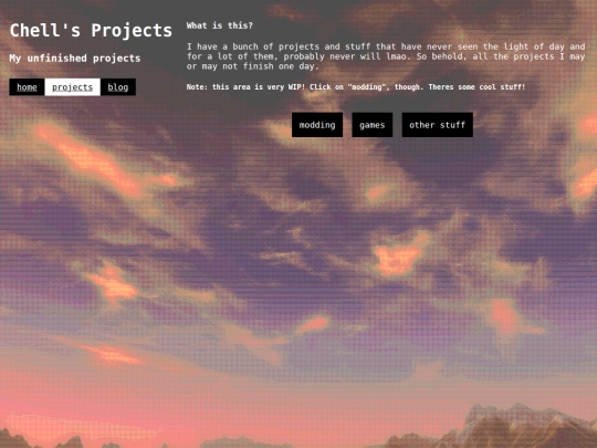 projects screenshot