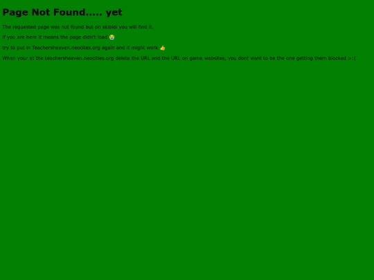 not_found screenshot
