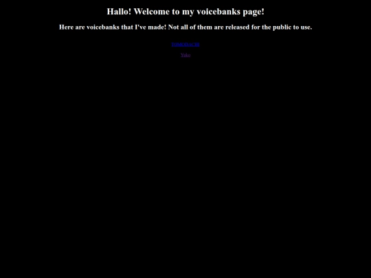 voicebanks screenshot