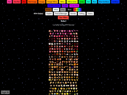 favicons screenshot