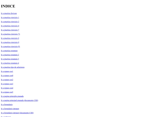 index screenshot