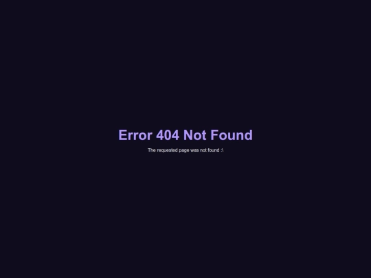 not_found screenshot
