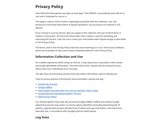 gaia-games/privacy_policy_games screenshot