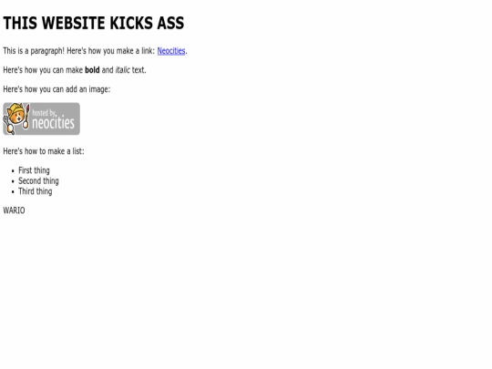 index screenshot