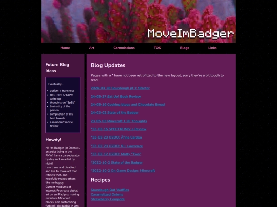 blog screenshot
