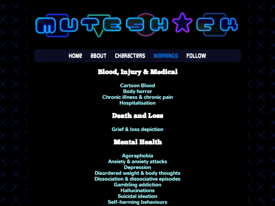 warnings screenshot