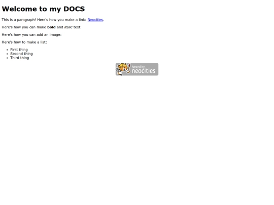 docs screenshot