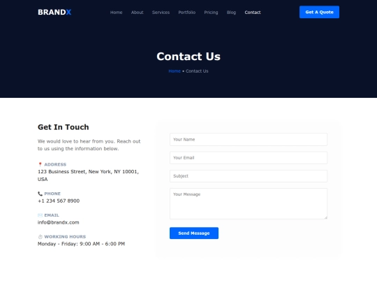 contact screenshot