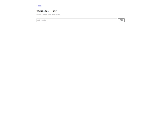 SHOW33/Technical screenshot