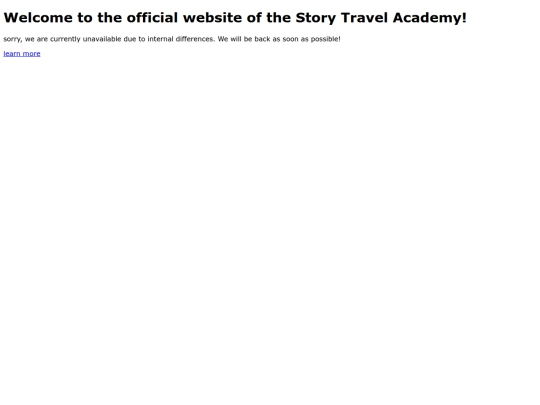 academy_wesite screenshot