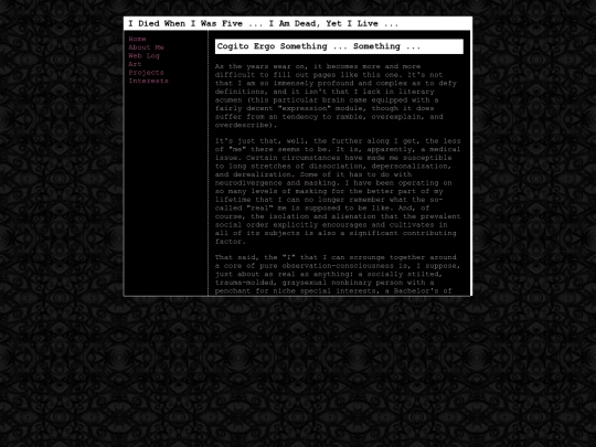 aboutme screenshot