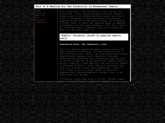projectlog screenshot