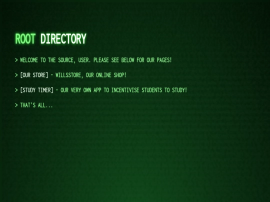 index screenshot