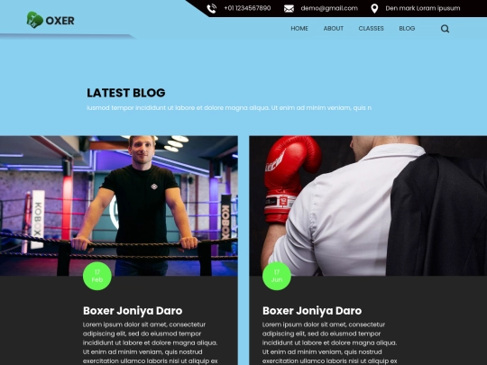 blog screenshot
