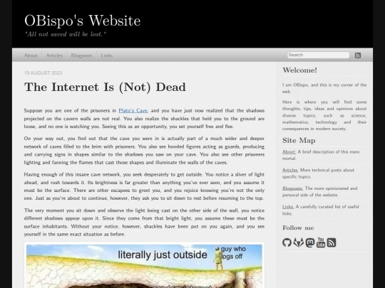 blogpost/the-internet-is-not-dead screenshot