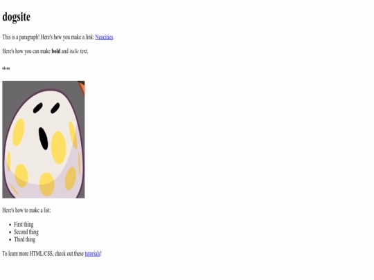 index screenshot
