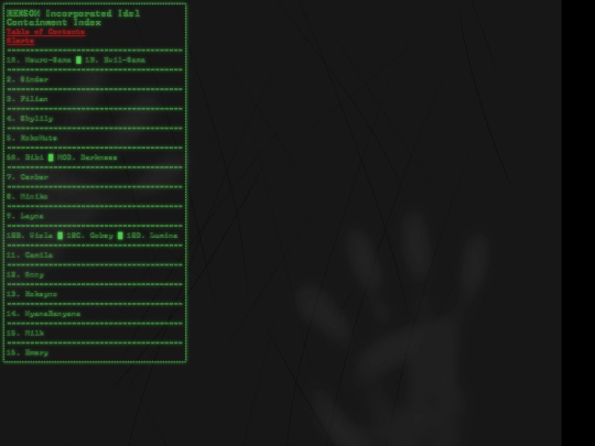 index screenshot