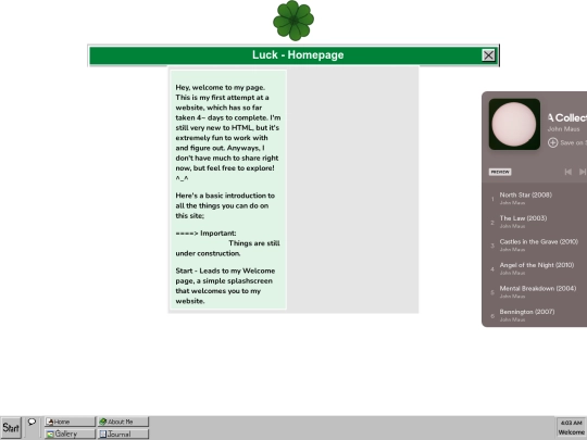 home screenshot