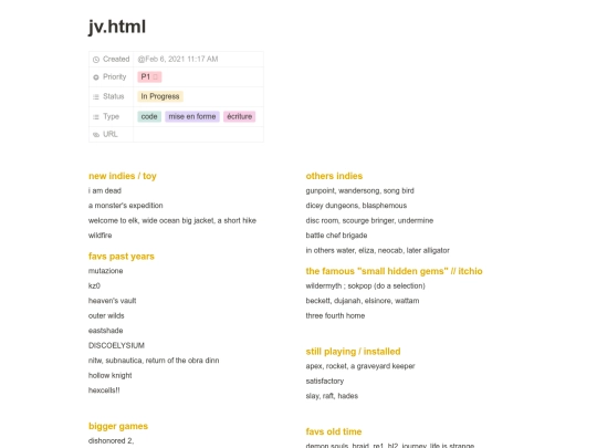 misc/listjam/jv screenshot