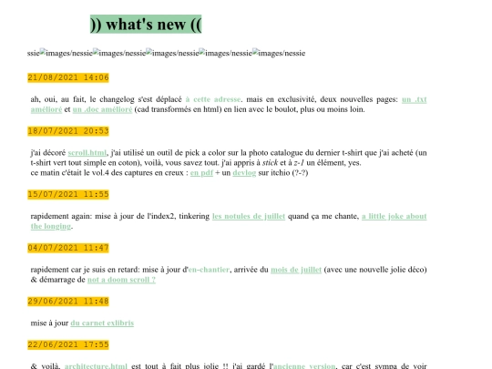 old/oldchangelog screenshot