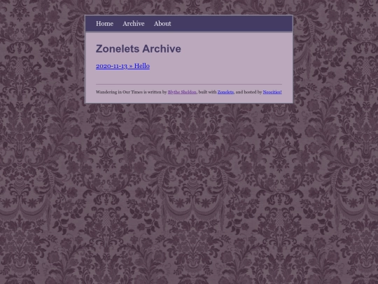 archive screenshot
