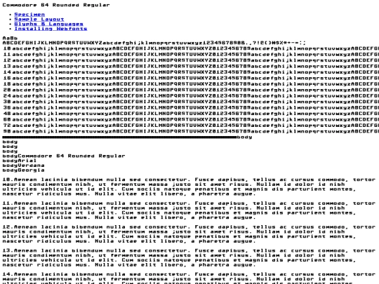 font/commodore_rounded_v1.2-demo screenshot