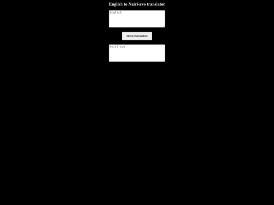 translator screenshot
