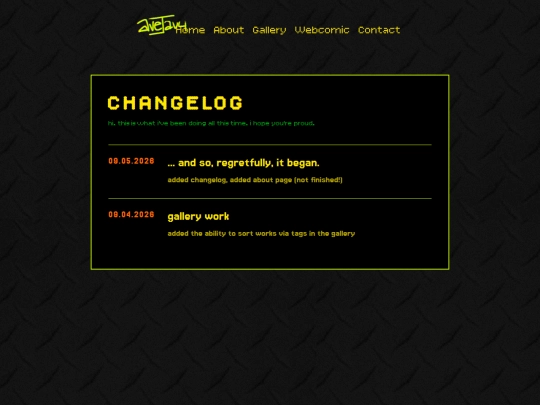 main/changelog screenshot