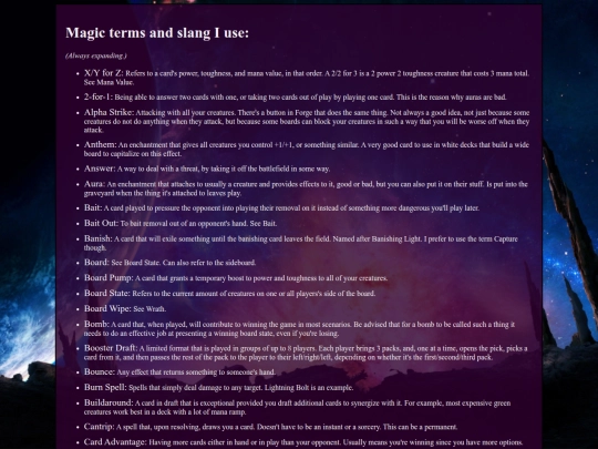 mtg/terms screenshot